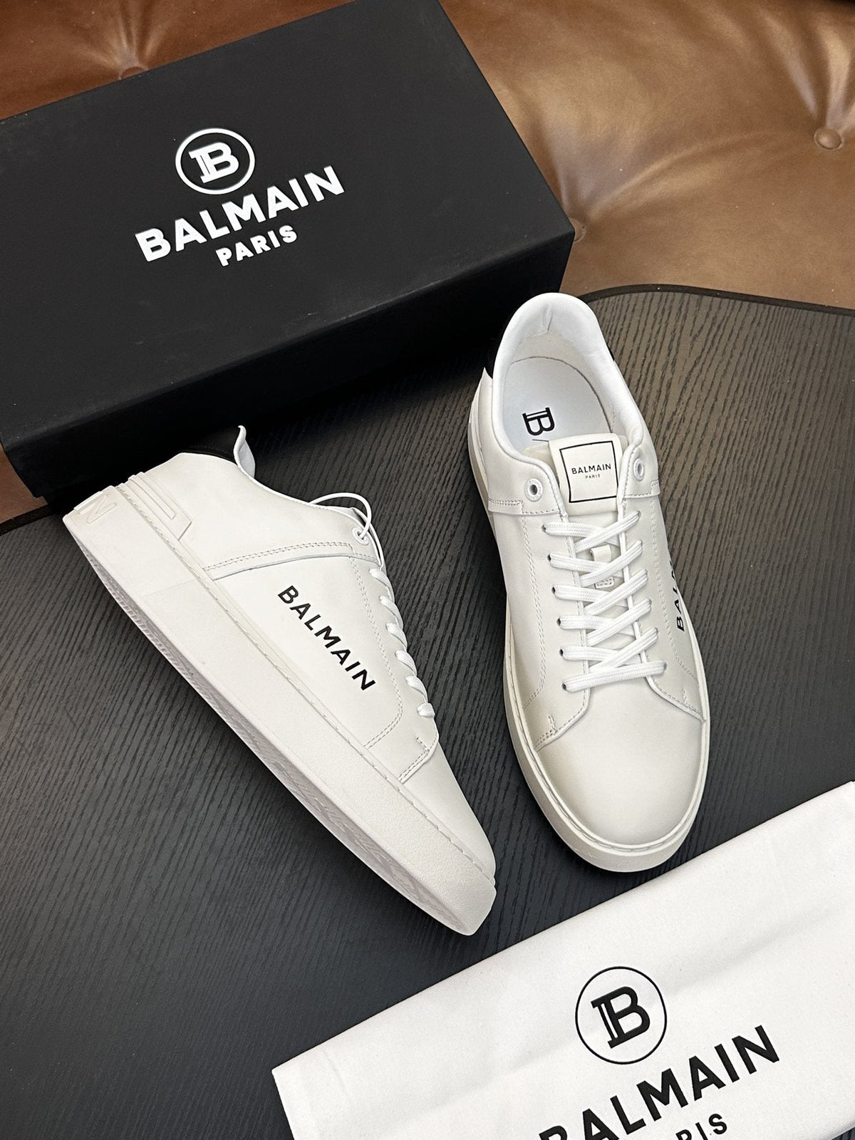 Balmain B-Skate Low-Top Sneakers — front