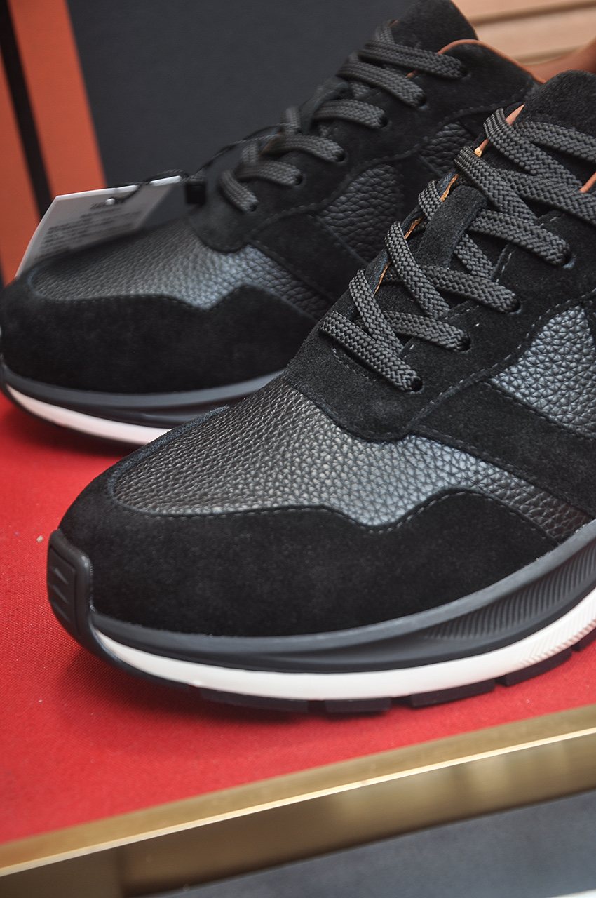 ZEGNA Low-Top Panel Sneakers — detail