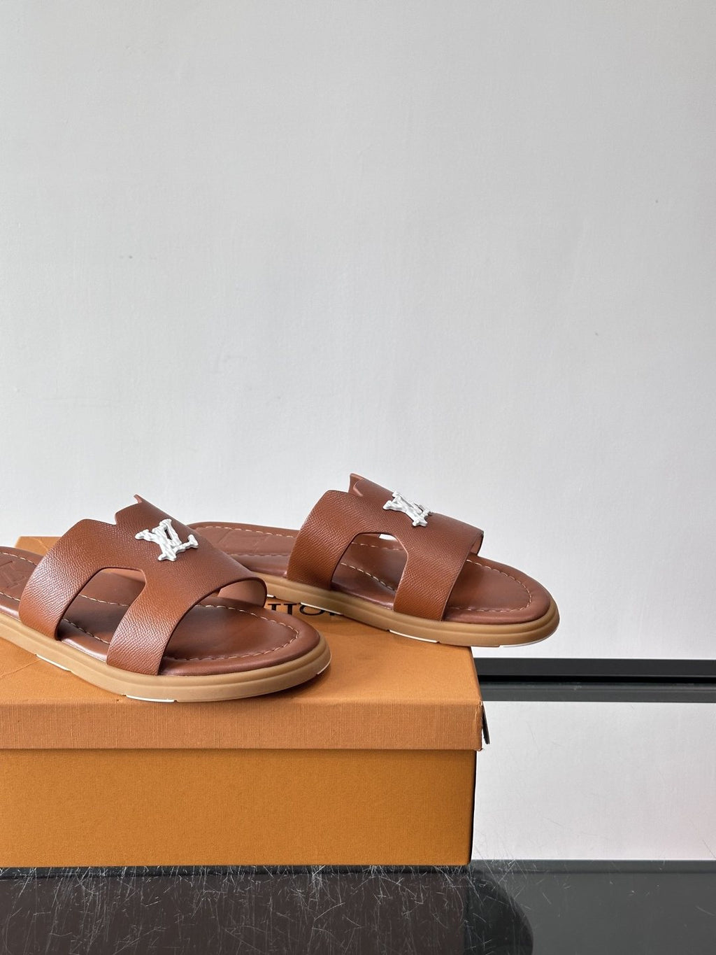 Louis Vuitton Isola Monogram Slide Sandals — side