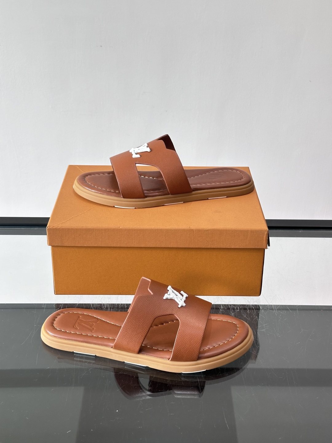 Louis Vuitton Isola Monogram Slide Sandals — side