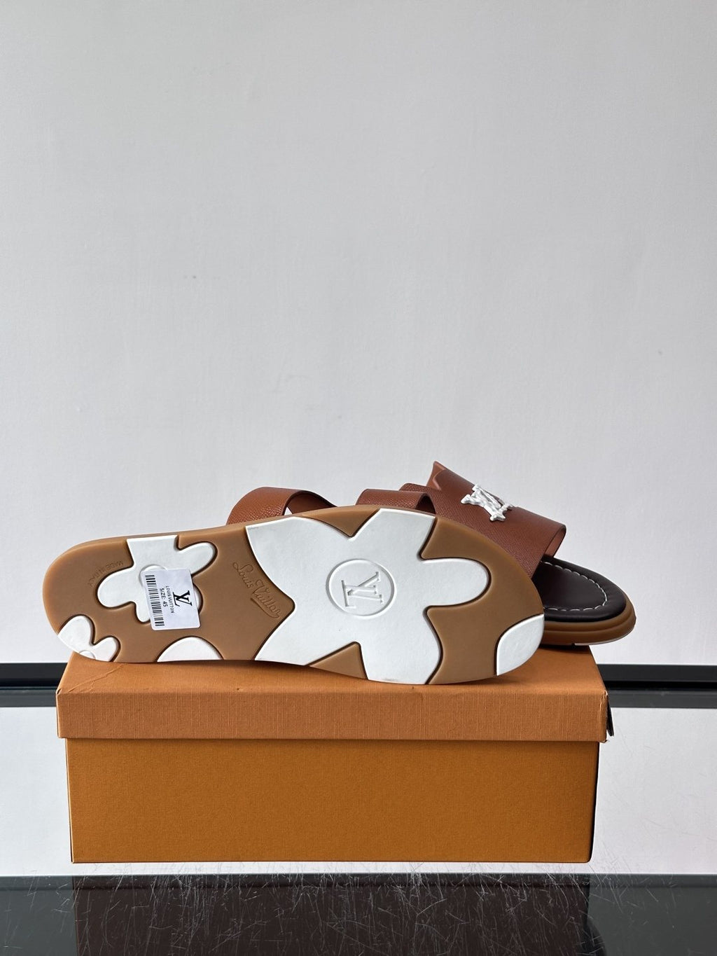 Louis Vuitton Isola Monogram Slide Sandals — detail