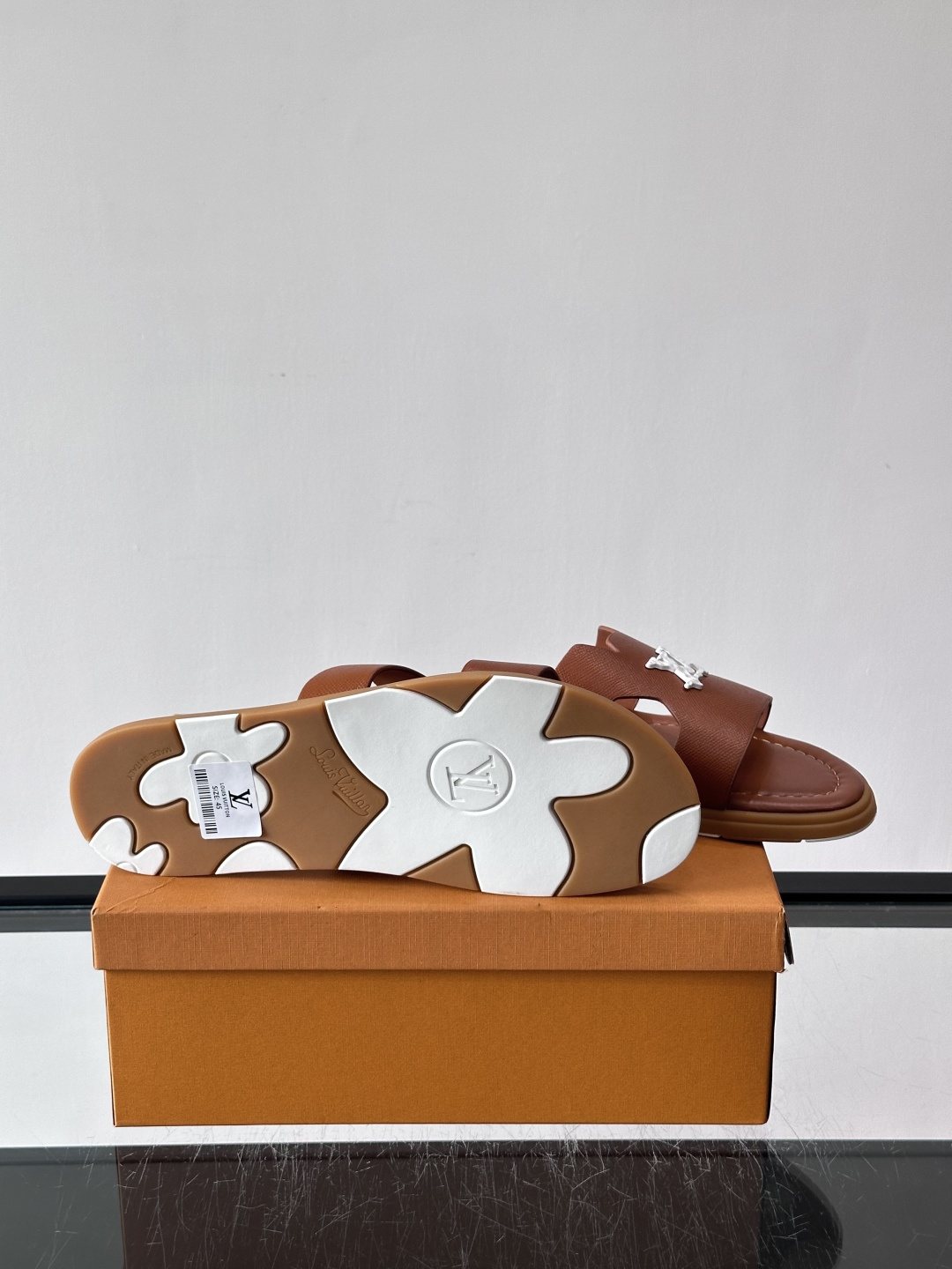 Louis Vuitton Isola Monogram Slide Sandals — back