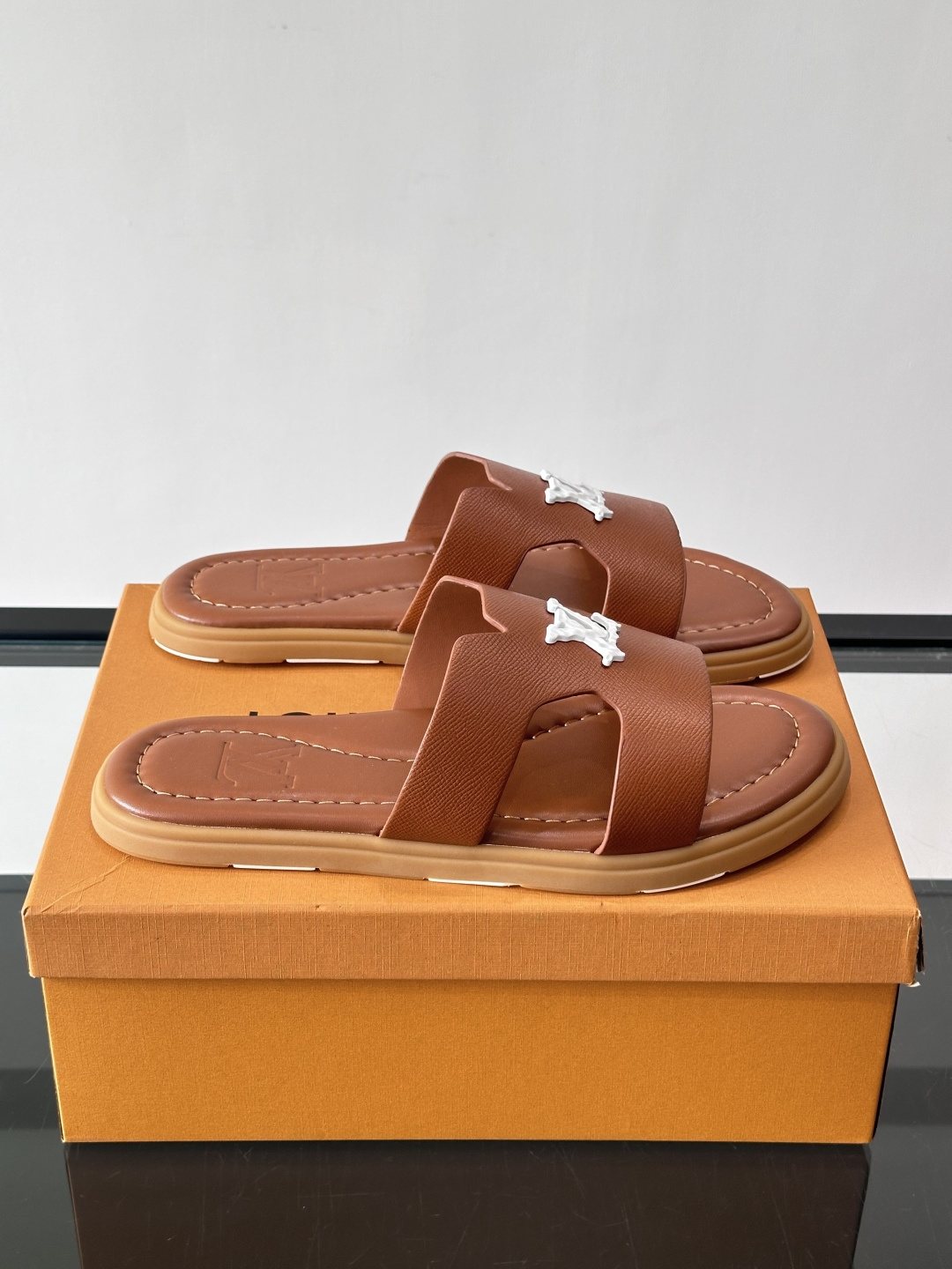 Louis Vuitton Isola Monogram Slide Sandals — hero