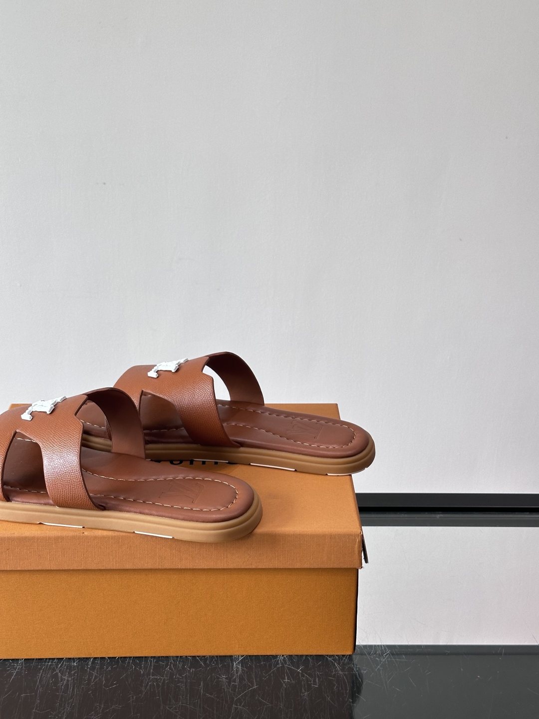 Louis Vuitton Isola Monogram Slide Sandals — side