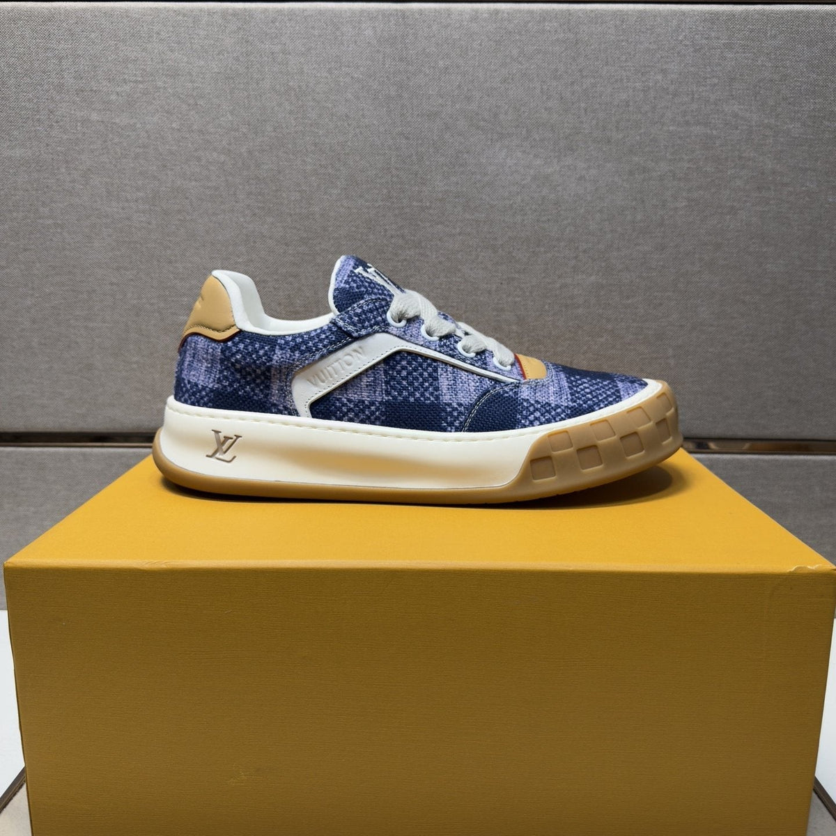 Louis Vuitton Patterned Low-Top Sneakers — side