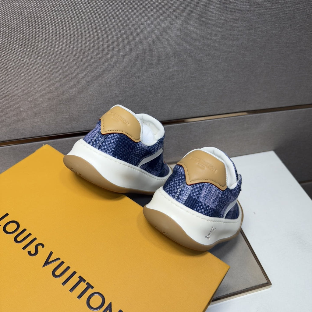 Louis Vuitton Patterned Low-Top Sneakers — back