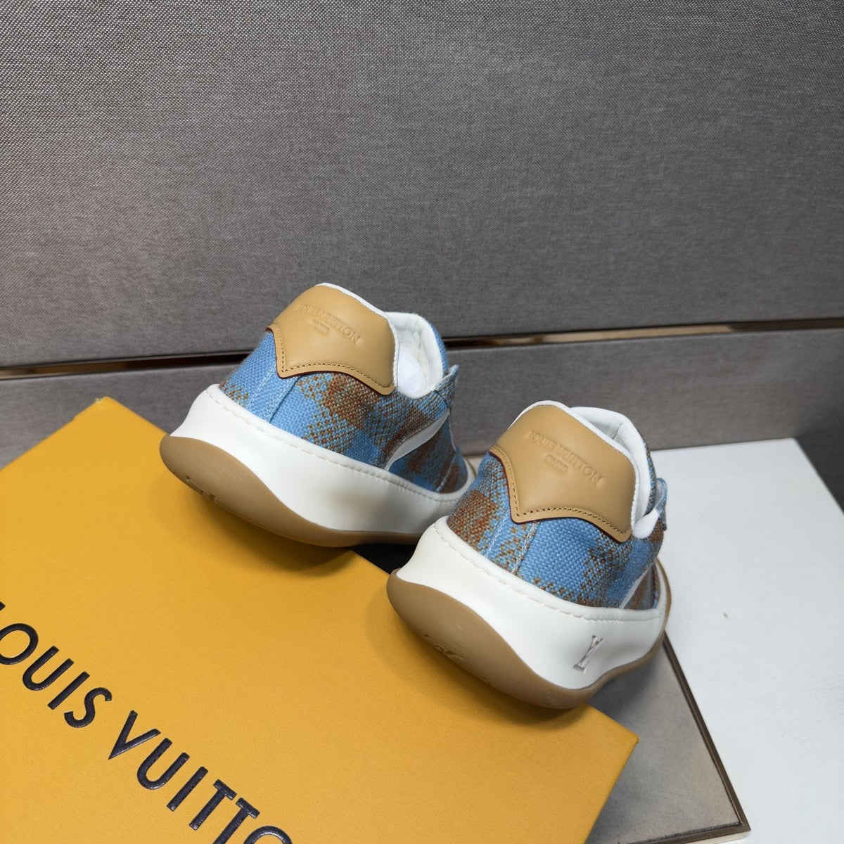 Louis Vuitton Patterned Low-Top Sneakers — back