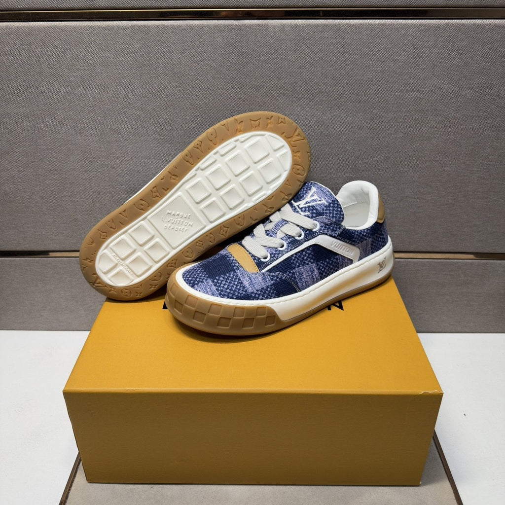 Louis Vuitton Patterned Low-Top Sneakers — detail