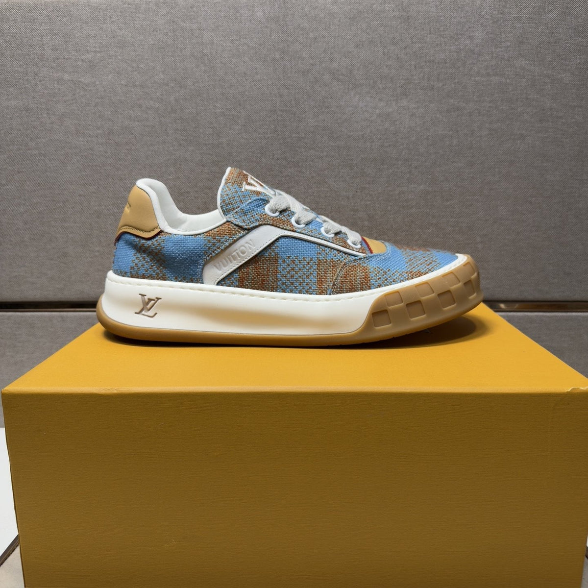 Louis Vuitton Patterned Low-Top Sneakers — side