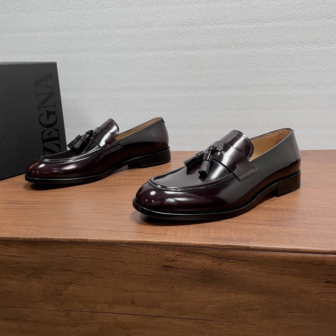 Zegna Tassel Strap Loafers — hero