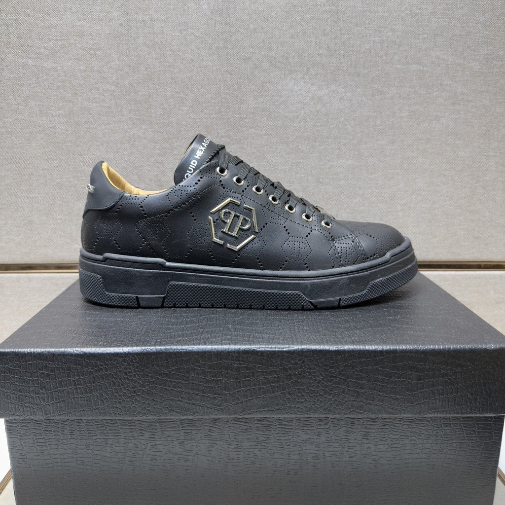 Philipp Plein Textured Low-Top Sneakers — side