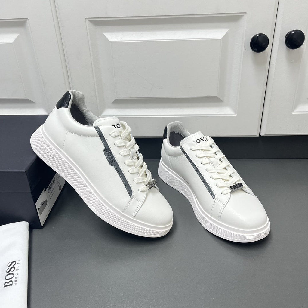 BOSS Black Low-Top Sneakers — front