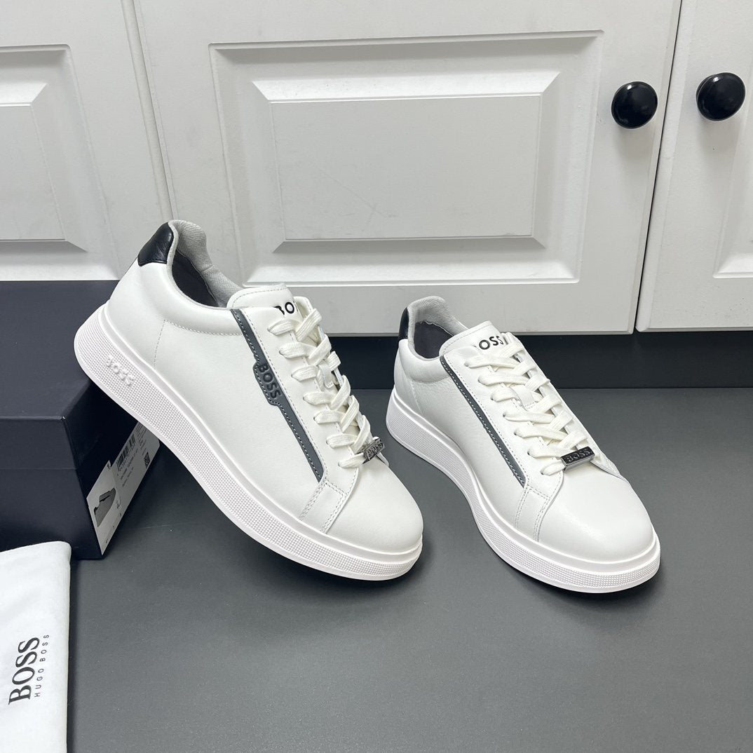 BOSS Black Low-Top Sneakers — front