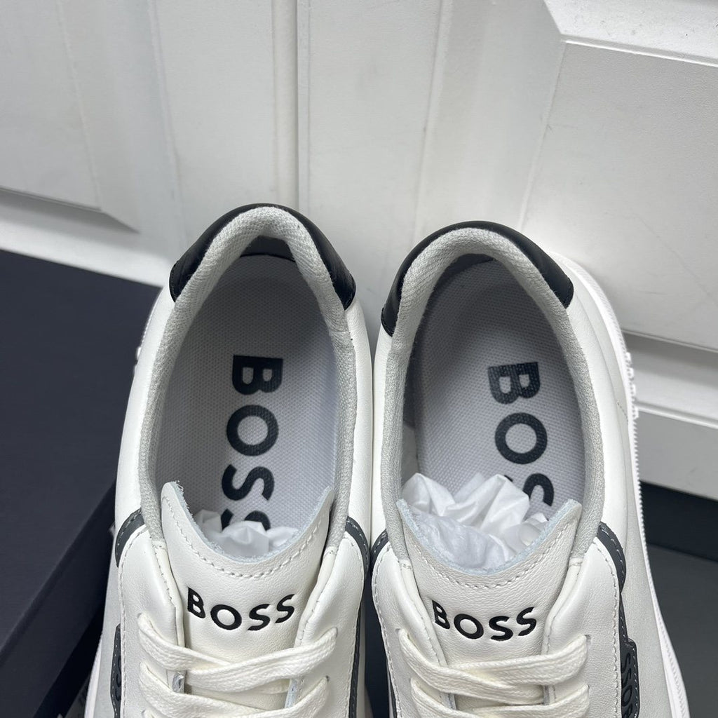 BOSS Black Low-Top Sneakers — front