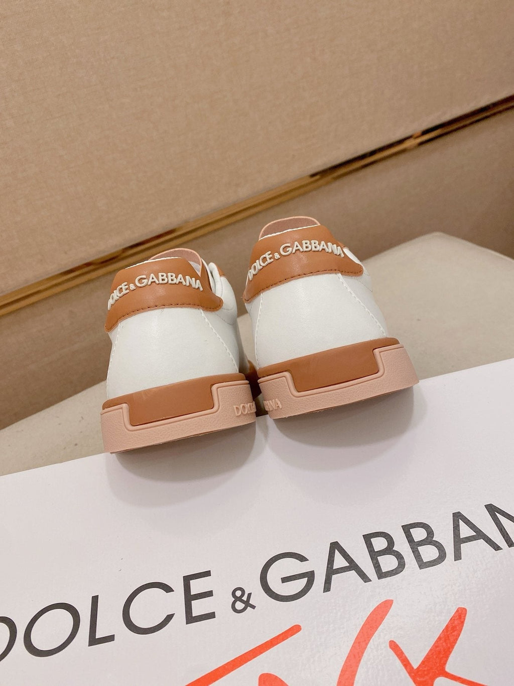 Dolce & Gabbana Low-Top Lace-Up Sneakers — back