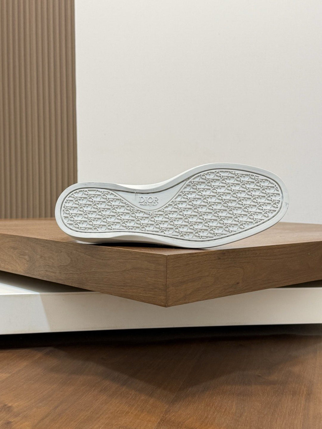Dior Textured Leather Slip-On Shoes — side