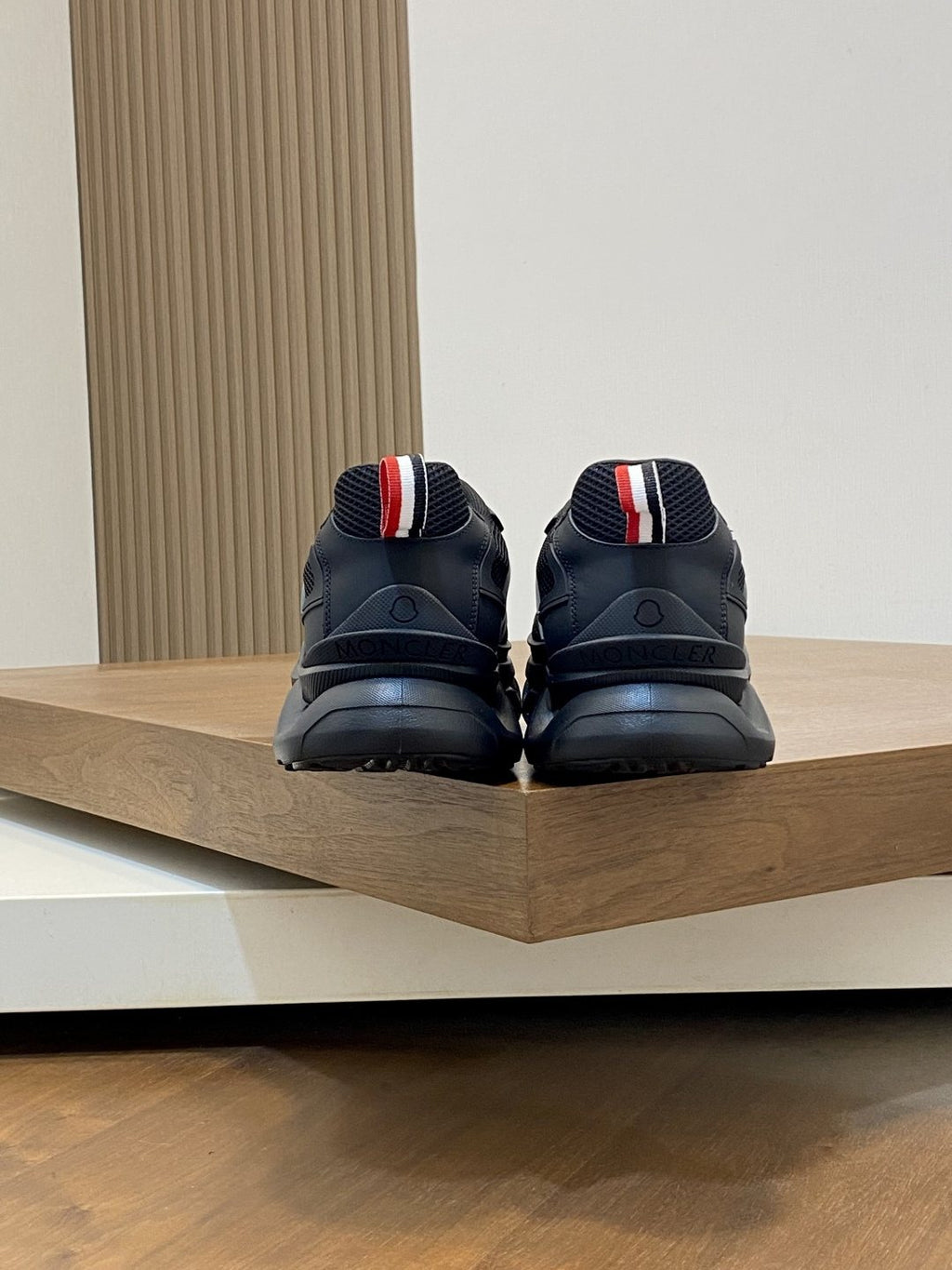 Moncler Mesh Panel Sneakers — back