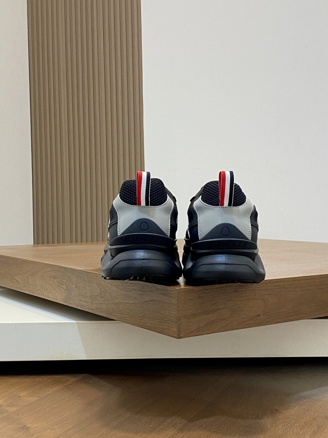 Moncler Mesh Panel Sneakers — back