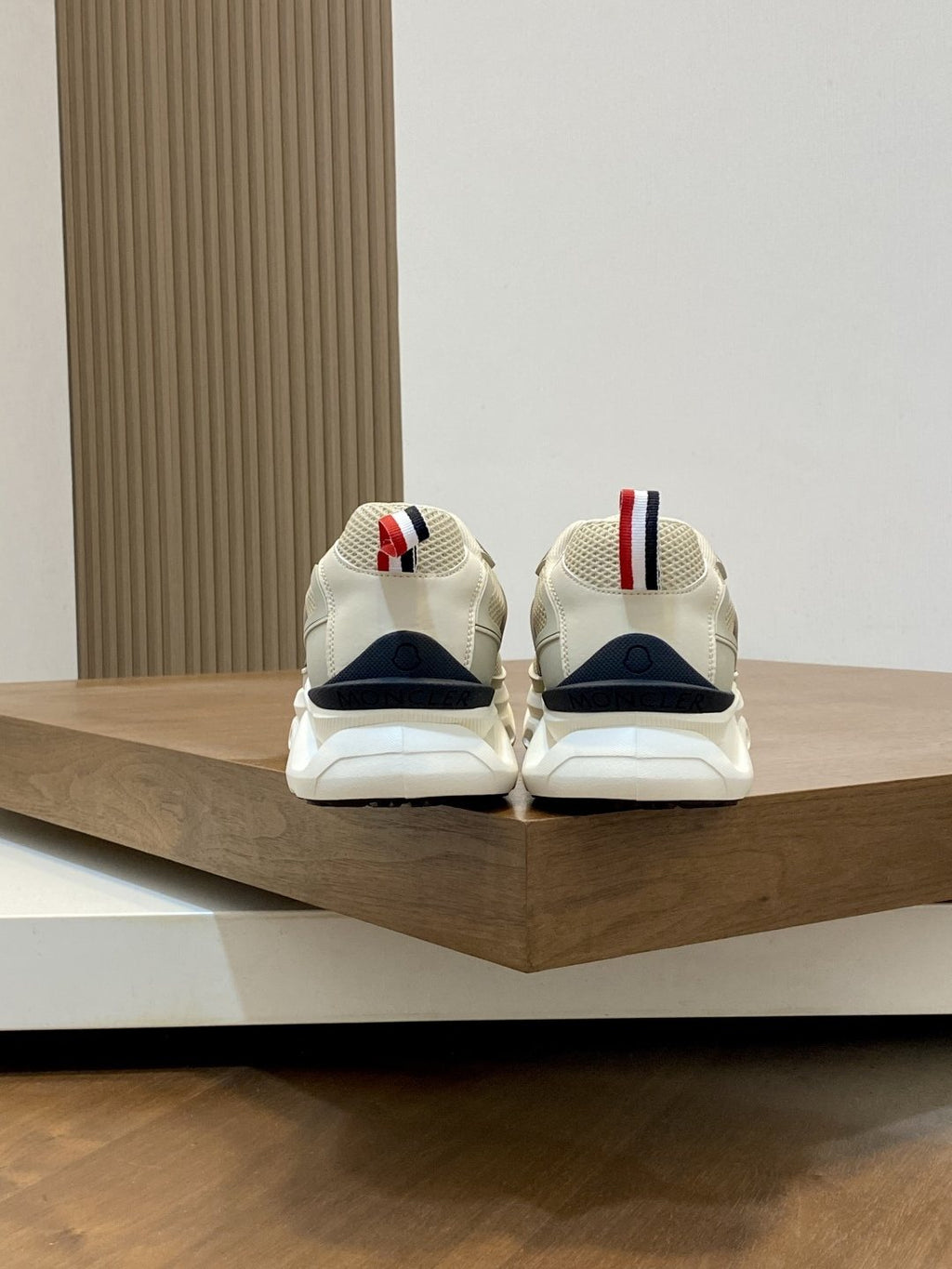 Moncler Mesh Panel Sneakers — back