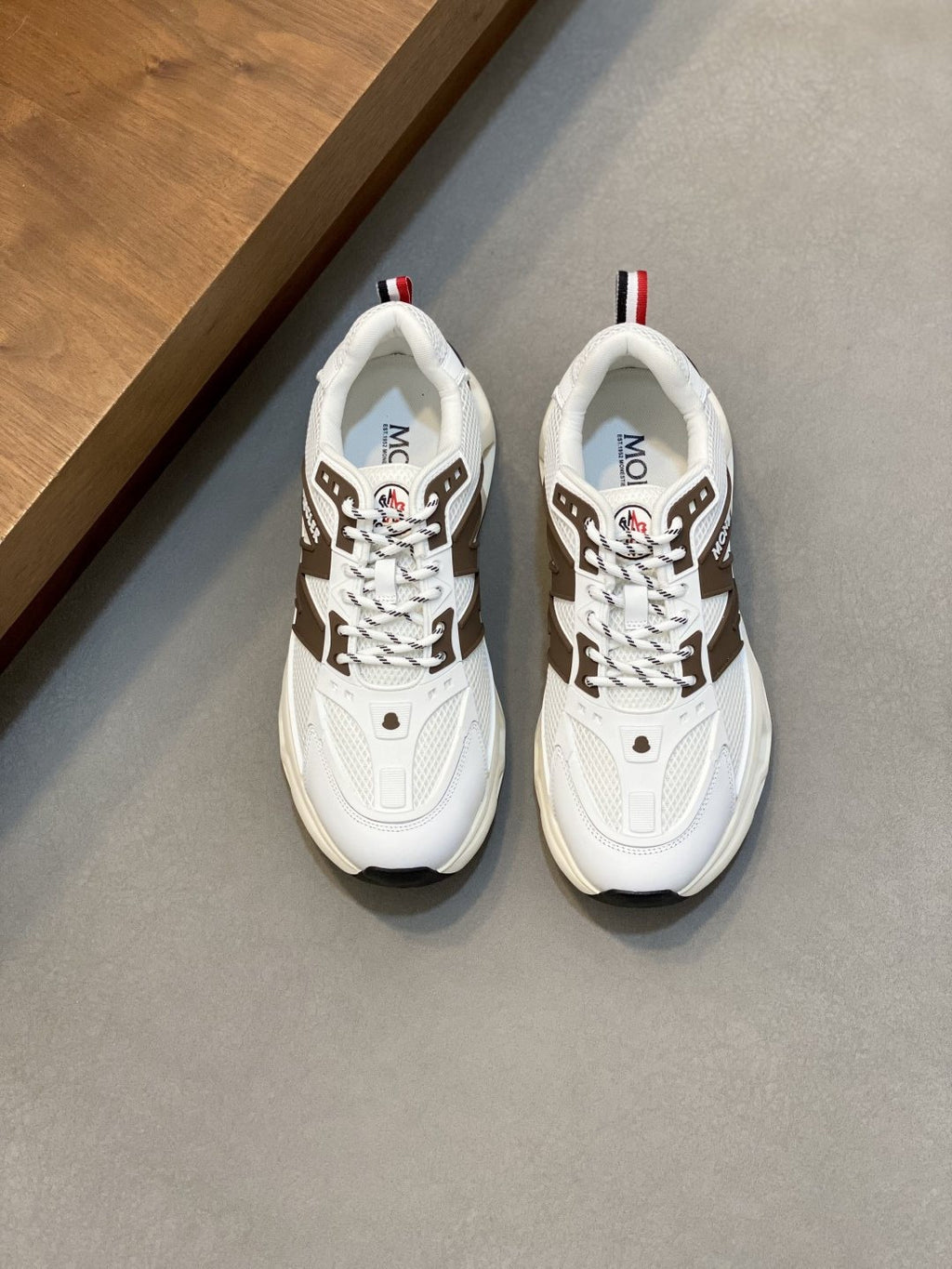 Moncler Mesh Panel Sneakers — front