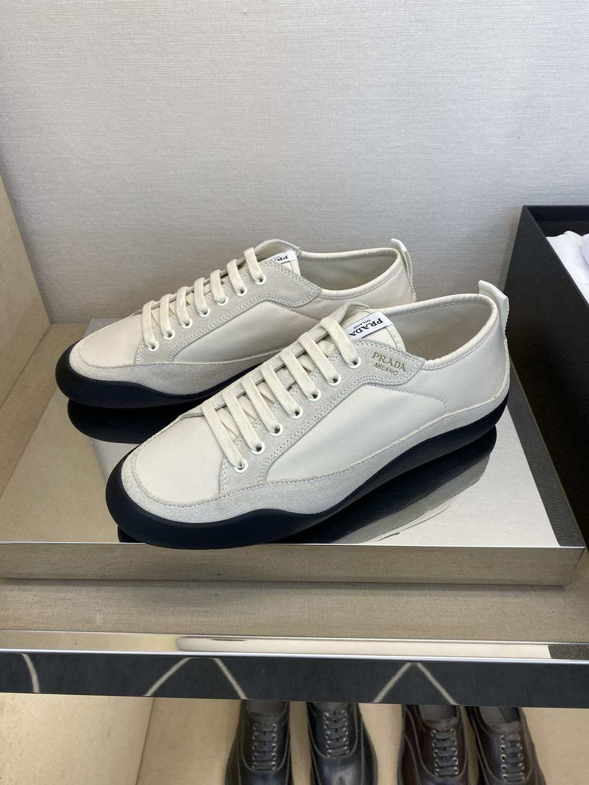 Prada Men’s Low-Top Sneakers — front