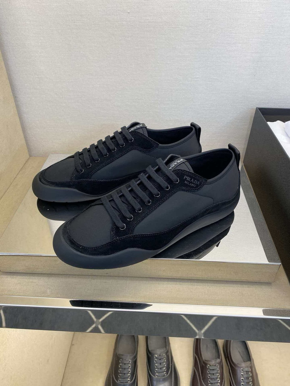 Prada Men’s Low-Top Sneakers — side