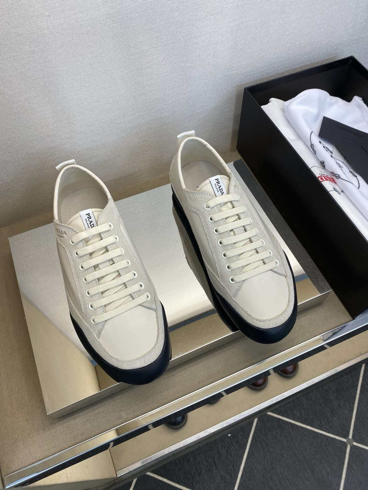 Prada Men’s Low-Top Sneakers — hero
