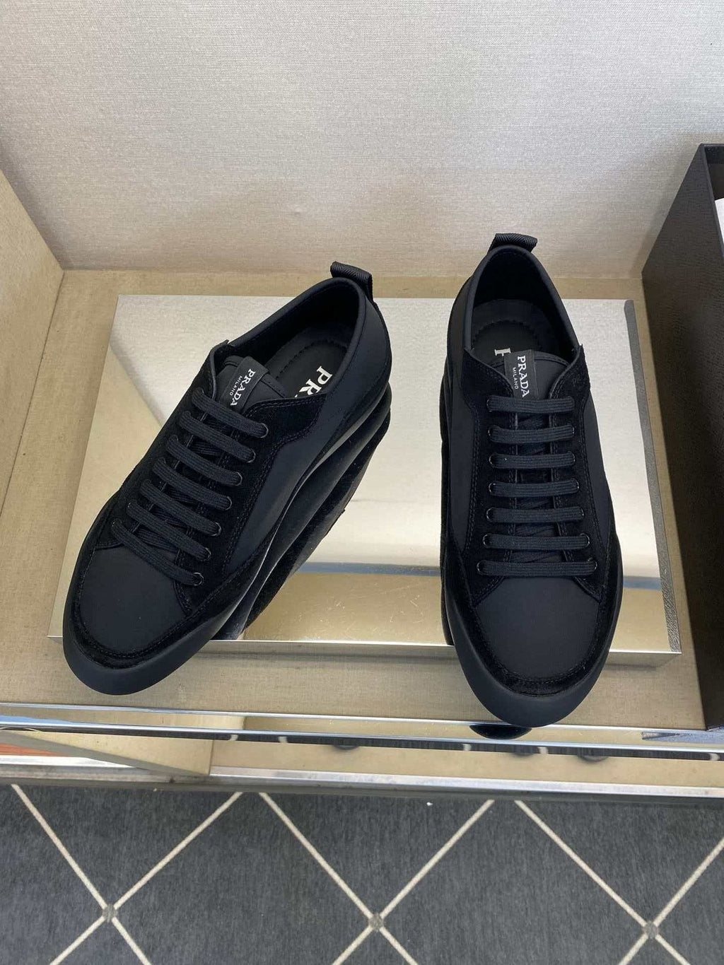 Prada Men’s Low-Top Sneakers — front