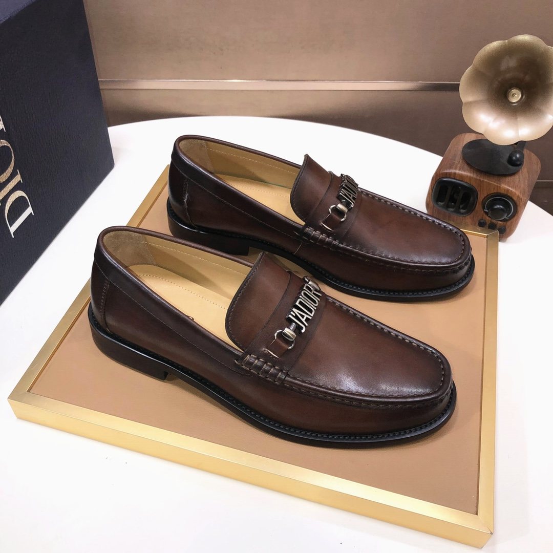 Dior Hardware Loafers — front