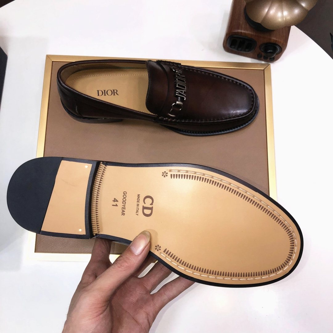 Dior Hardware Loafers — detail