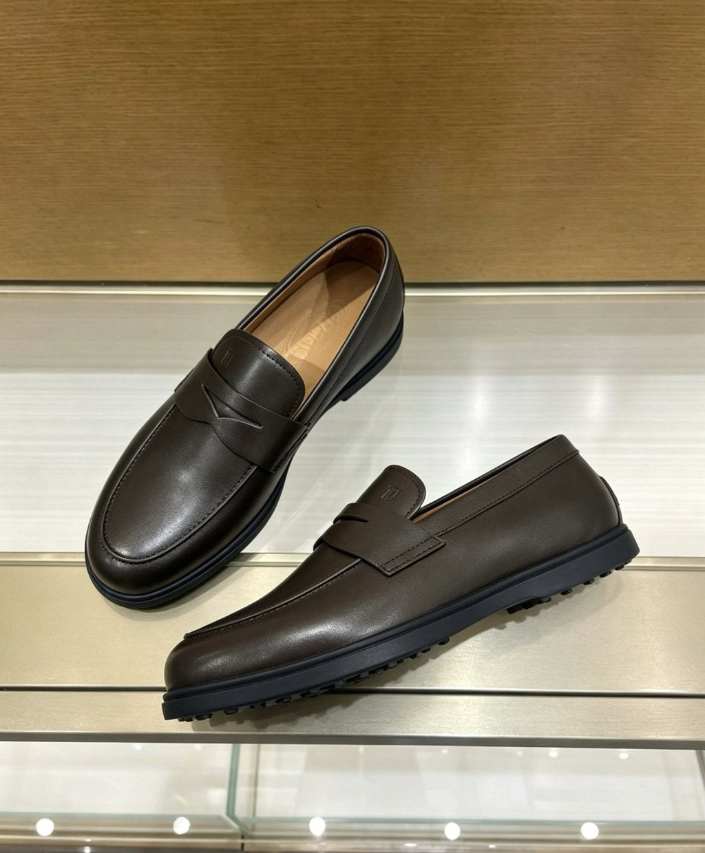 Tod's Apron-Toe Slip-On Loafers — side