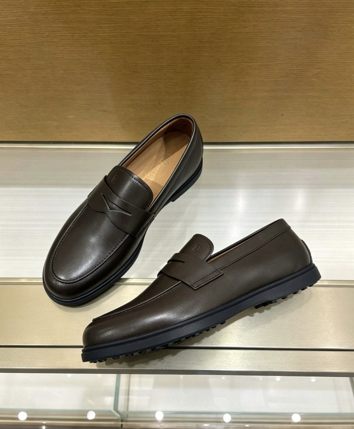 Tod's Apron-Toe Slip-On Loafers — side