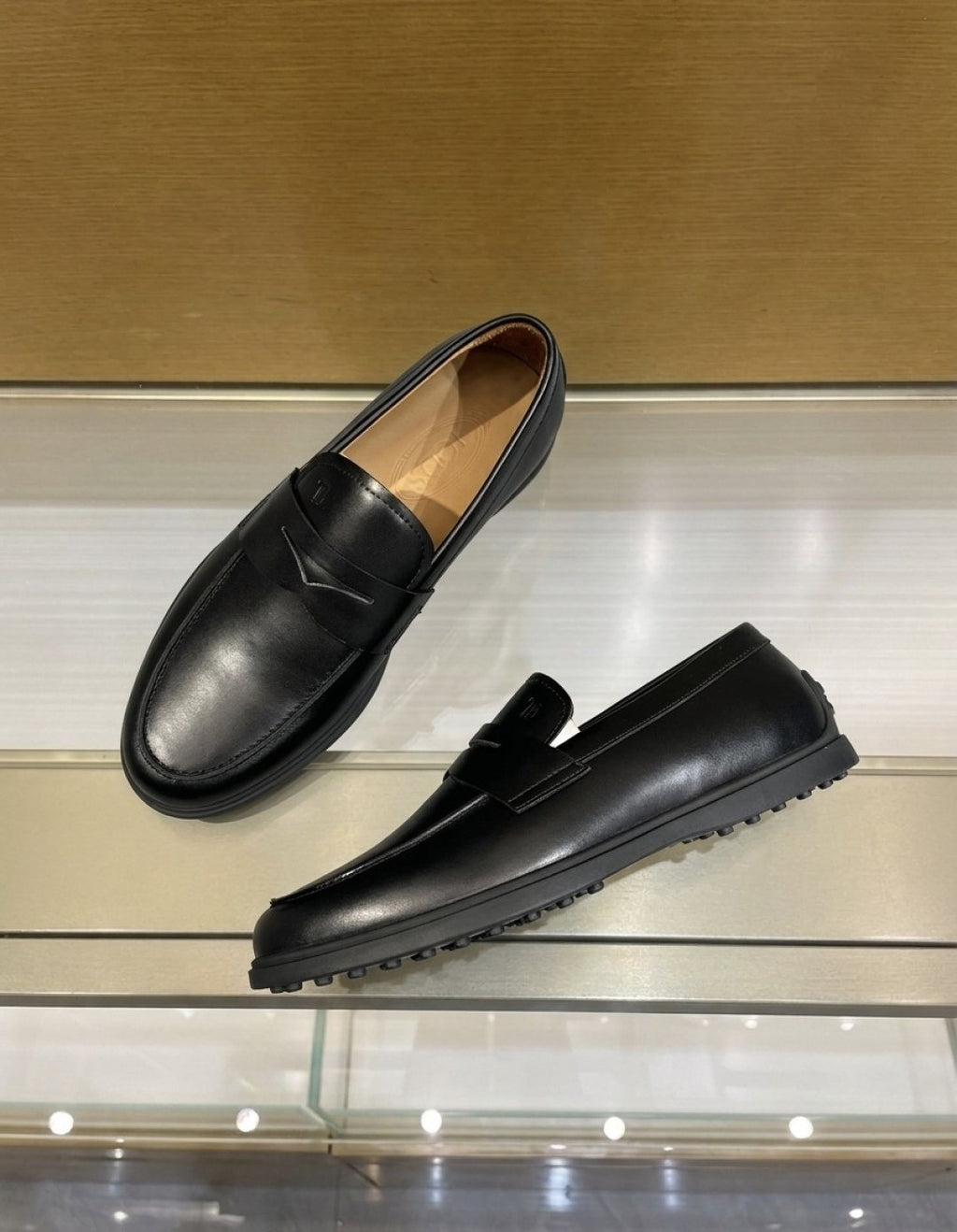 Tod's Apron-Toe Slip-On Loafers — side