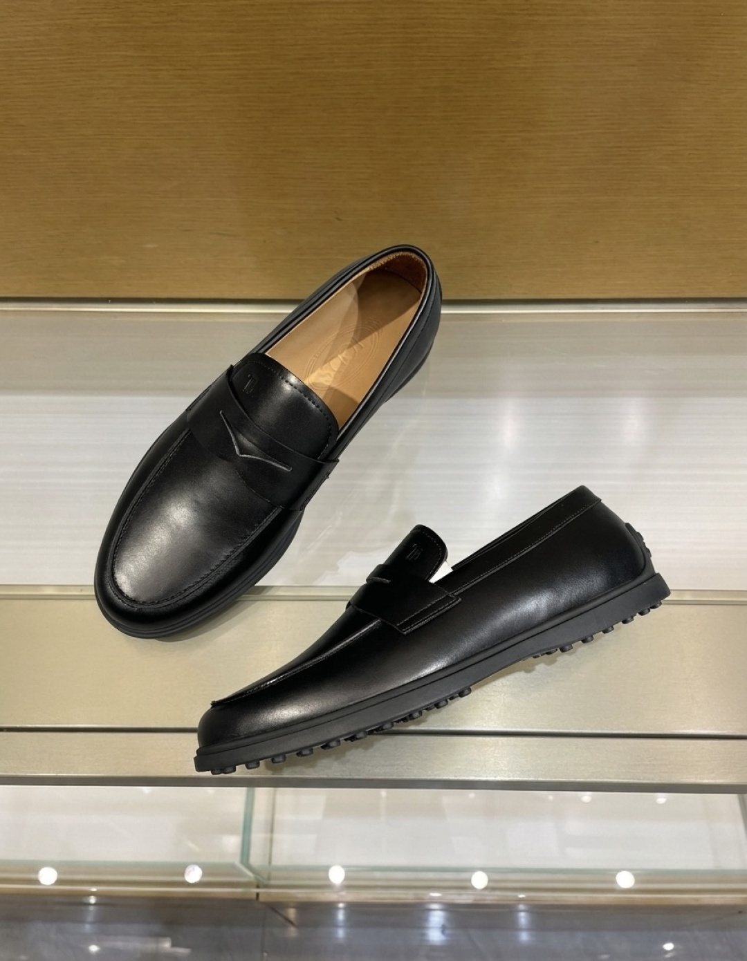 Tod's Apron-Toe Slip-On Loafers — side