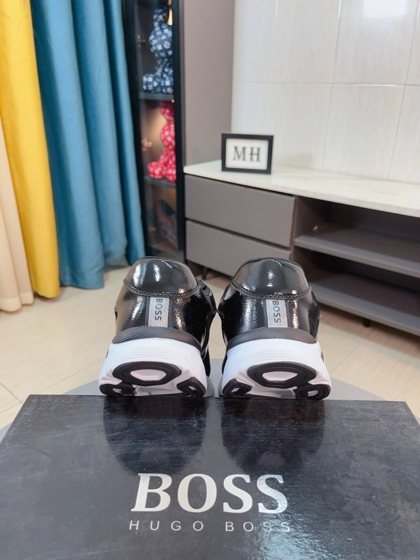 Hugo Boss Color-Block Low-Top Sneakers — back
