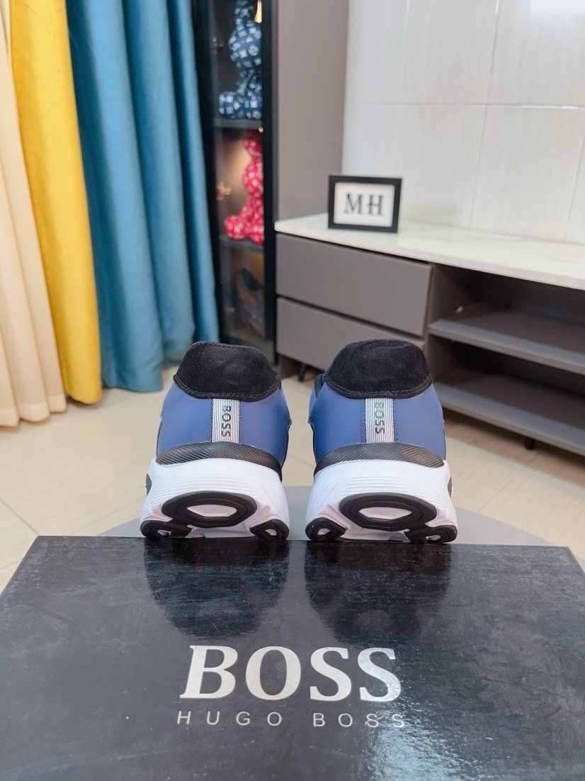 Hugo Boss Color-Block Low-Top Sneakers — back