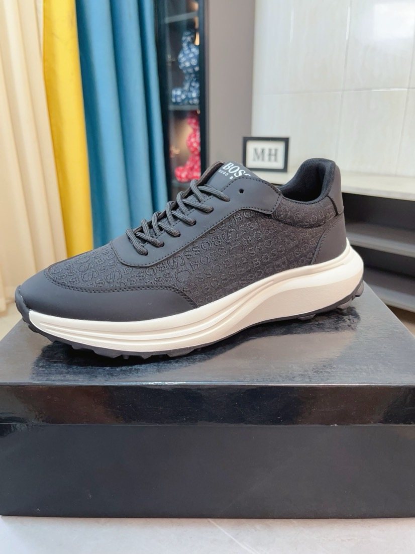 BOSS Low-Top Lace-Up Sneakers — side