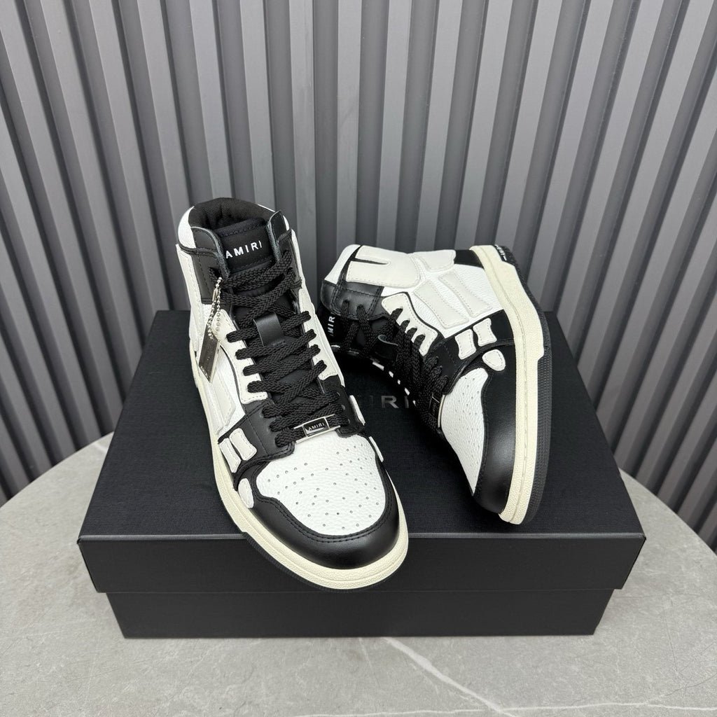 AMIRI Two-Tone High-Top Sneakers — front