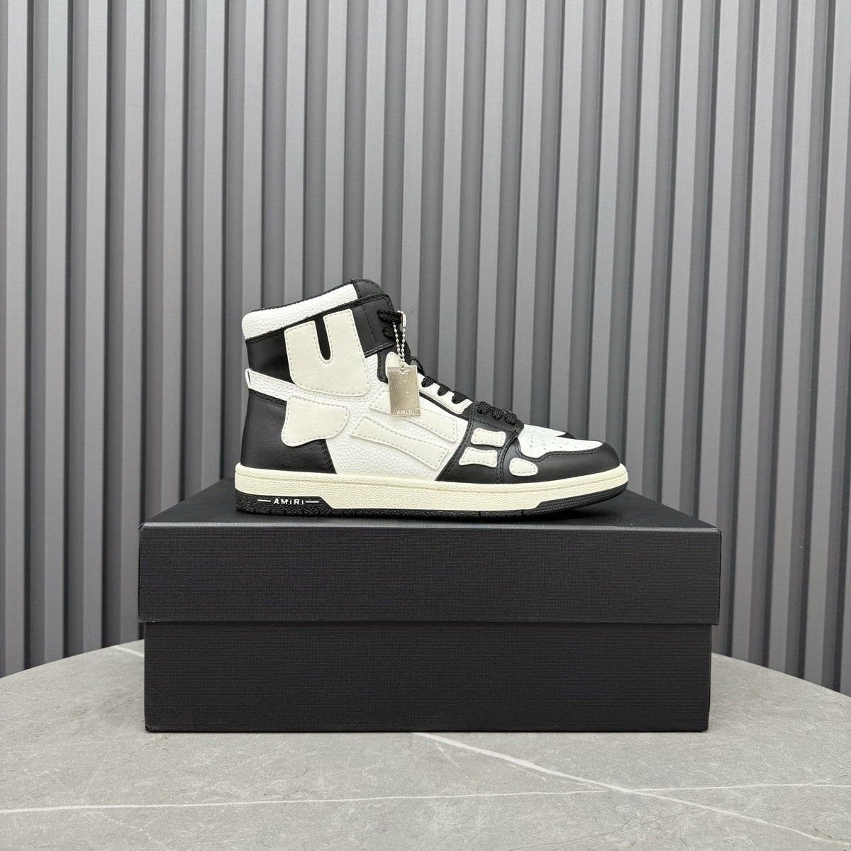 AMIRI Two-Tone High-Top Sneakers — hero
