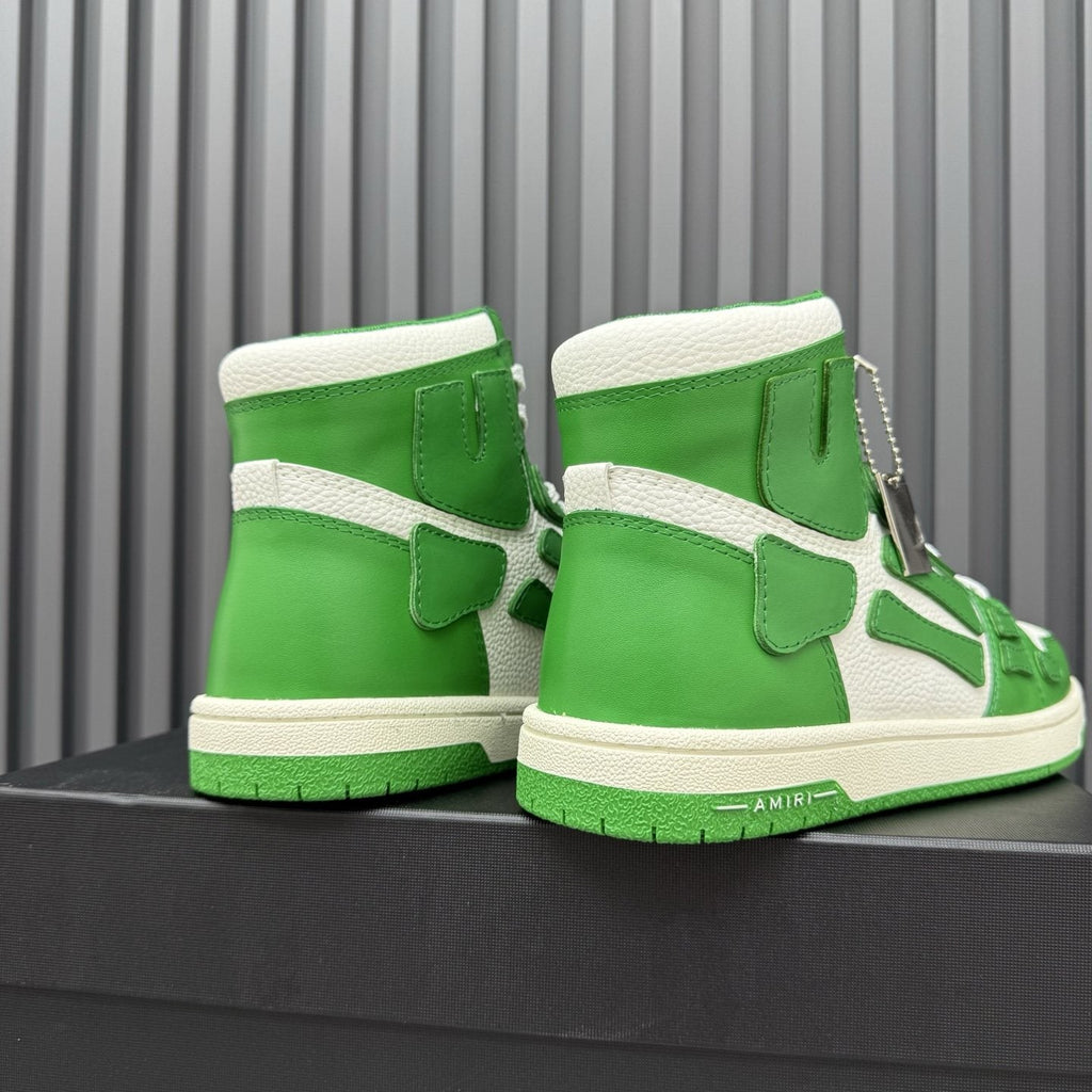 AMIRI Two-Tone High-Top Sneakers — back