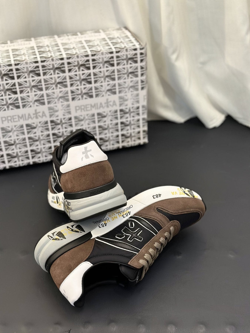 PREMIATA Panel Low-Top Sneakers — back