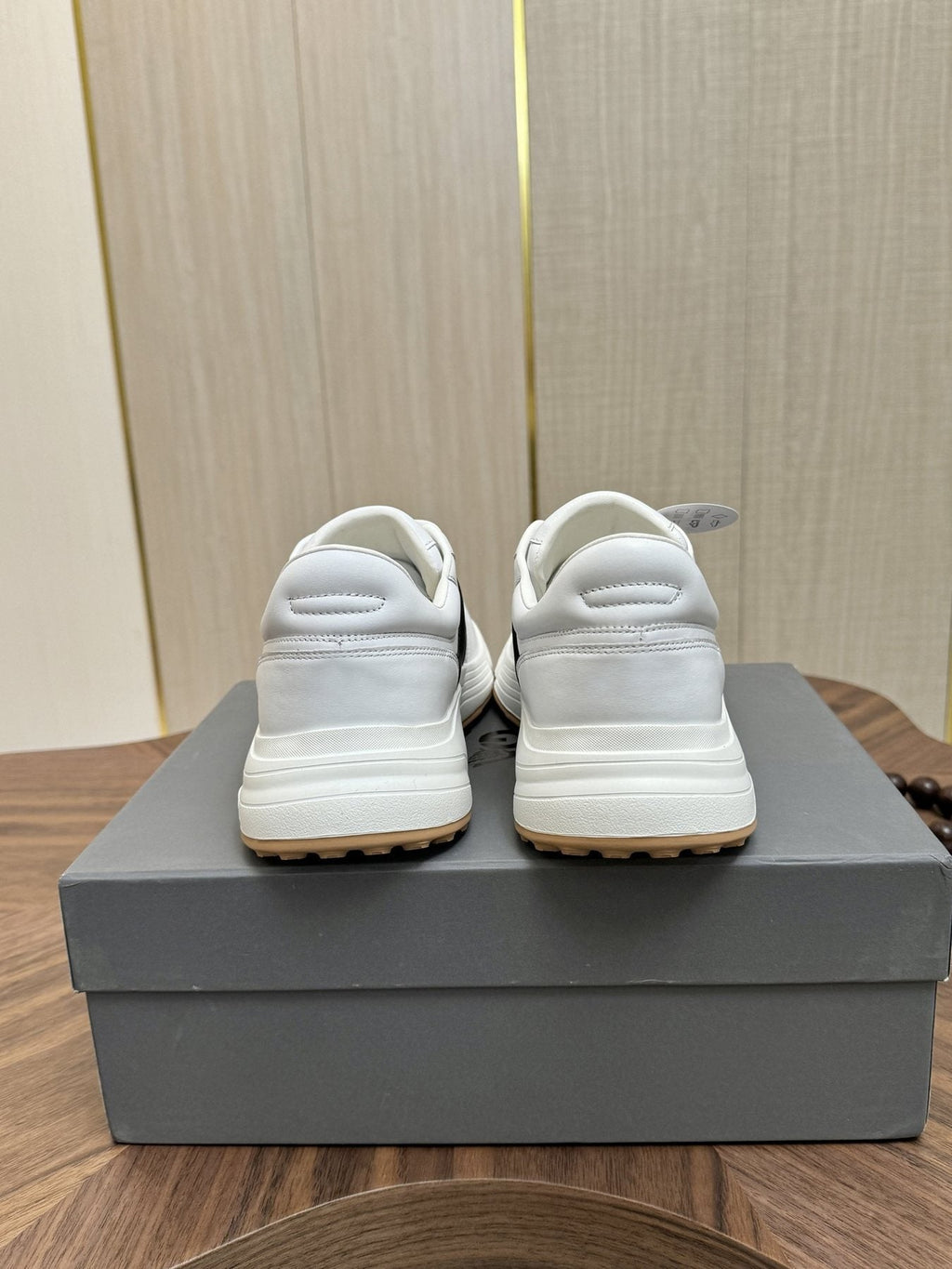 HOGAN H-Stripe Platform Sneakers — back