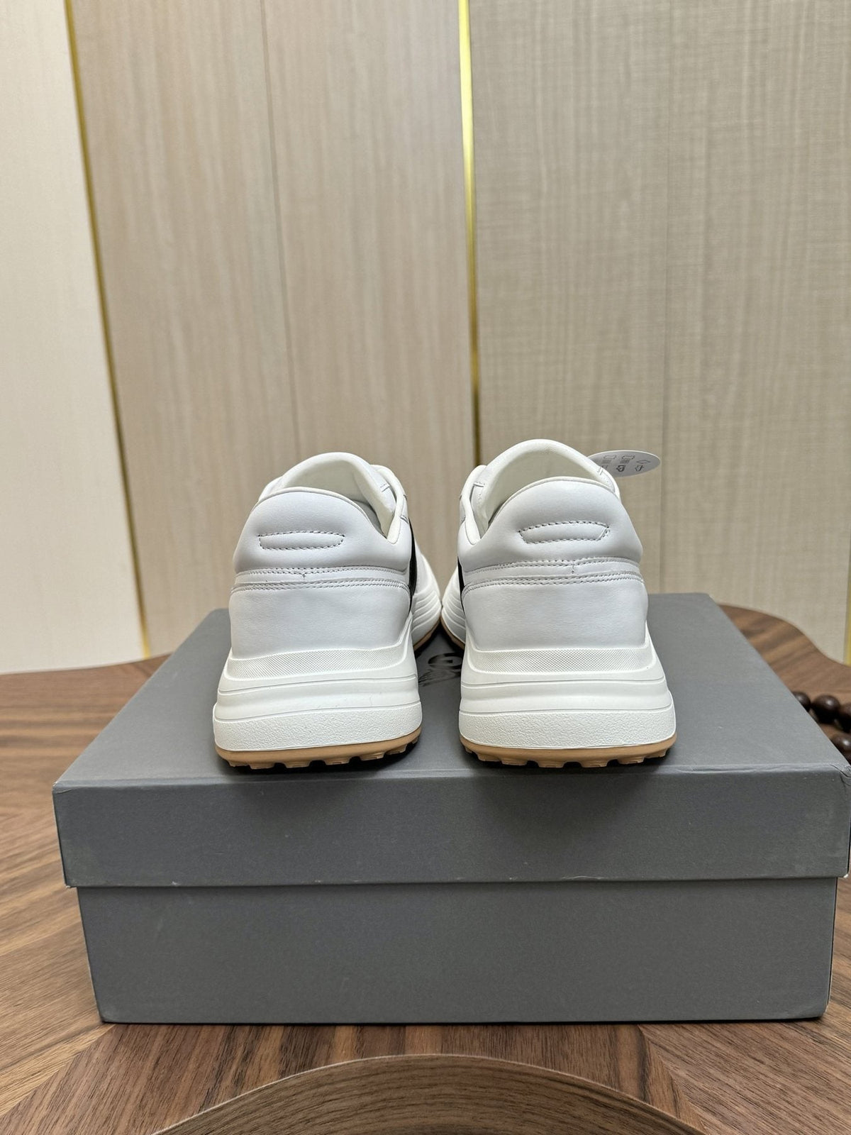 HOGAN H-Stripe Platform Sneakers — back