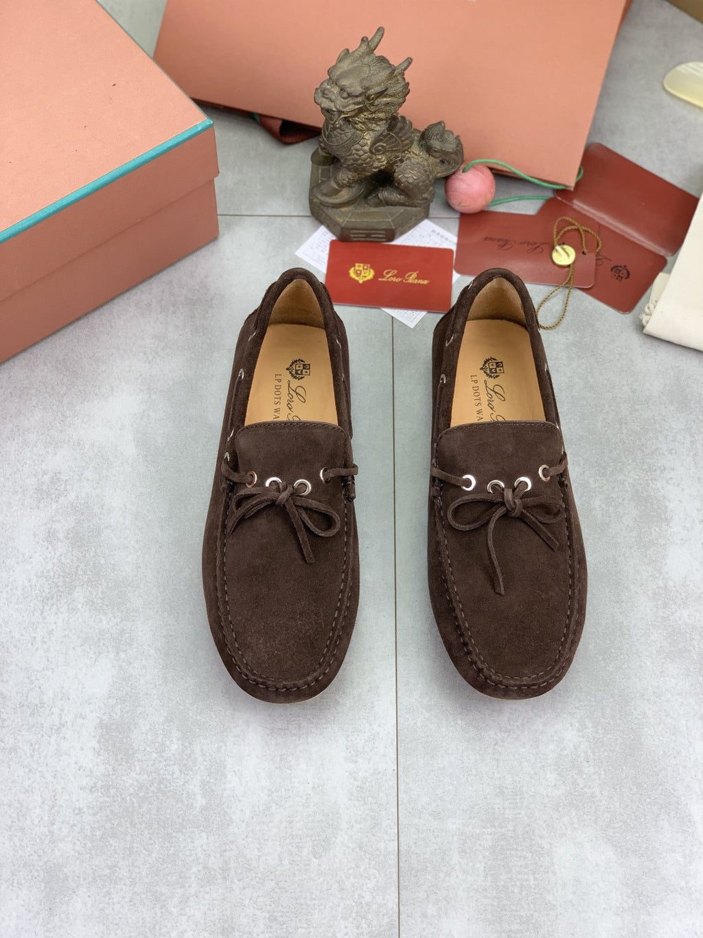 Loro Piana Suede Driving Shoes — hero