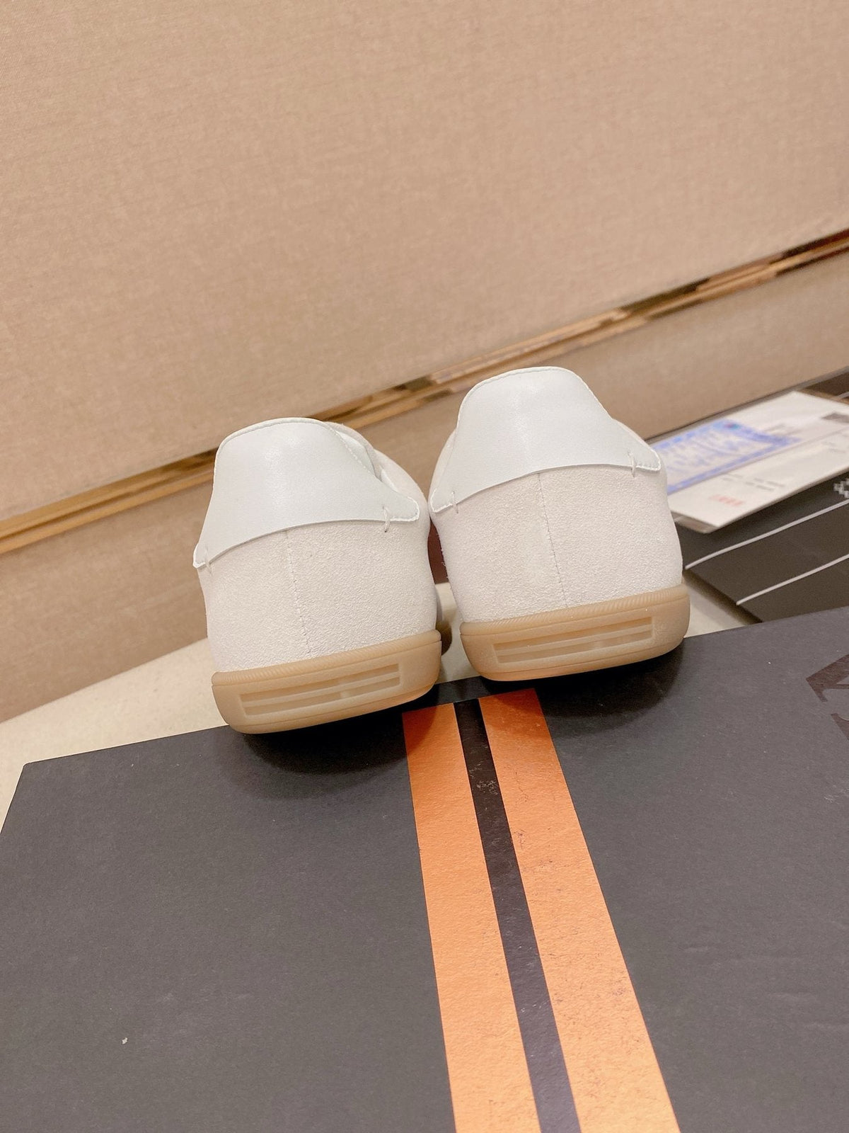 Zegna Suede Low-Top Sneakers — back
