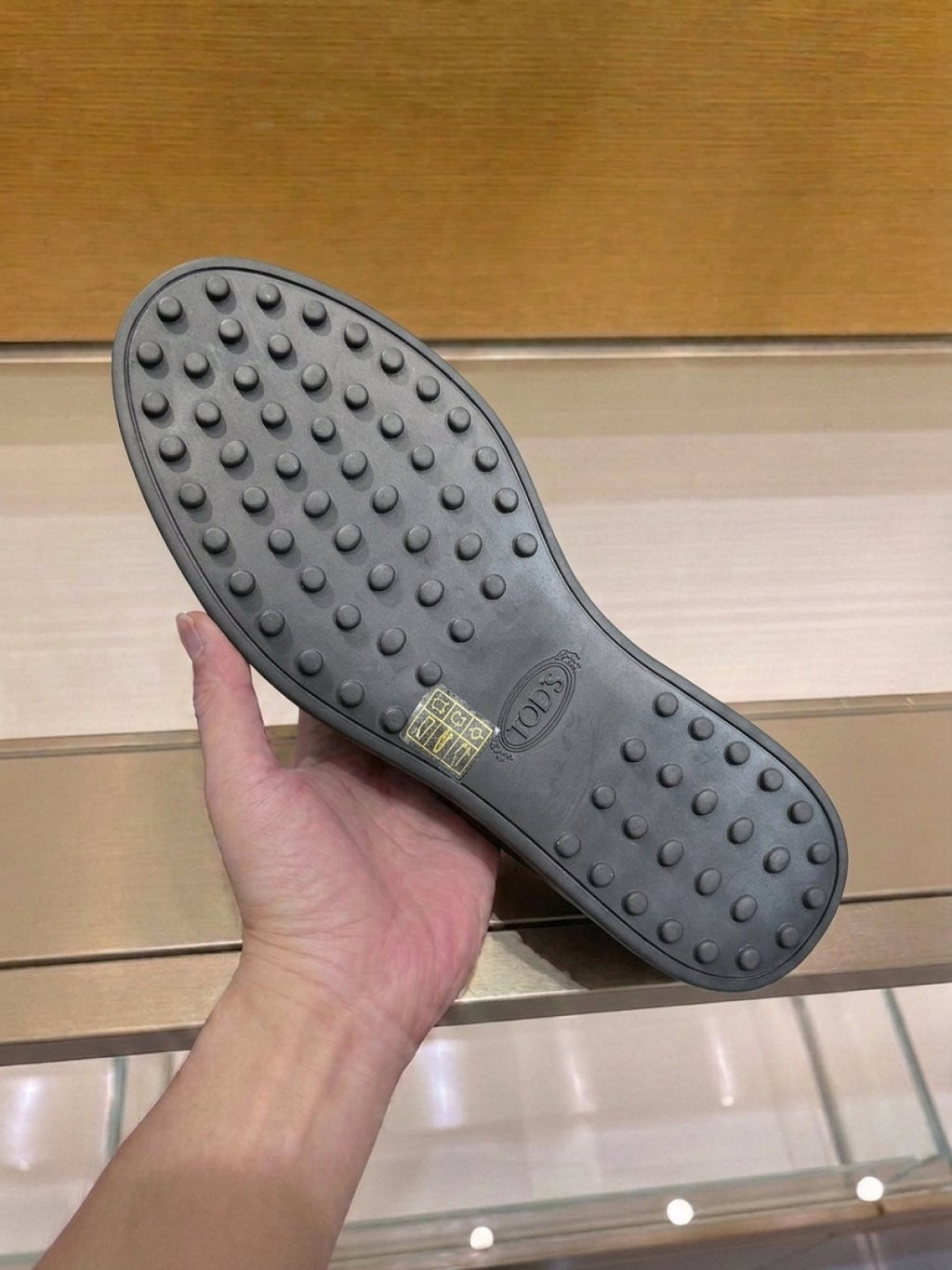 TOD'S Moc-Toe Boat Shoes — back