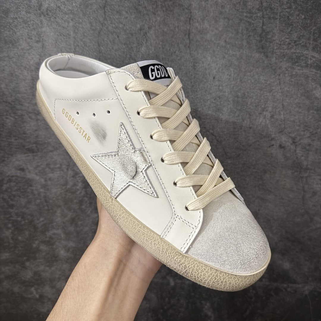 Golden Goose Silver Star Sneakers — front