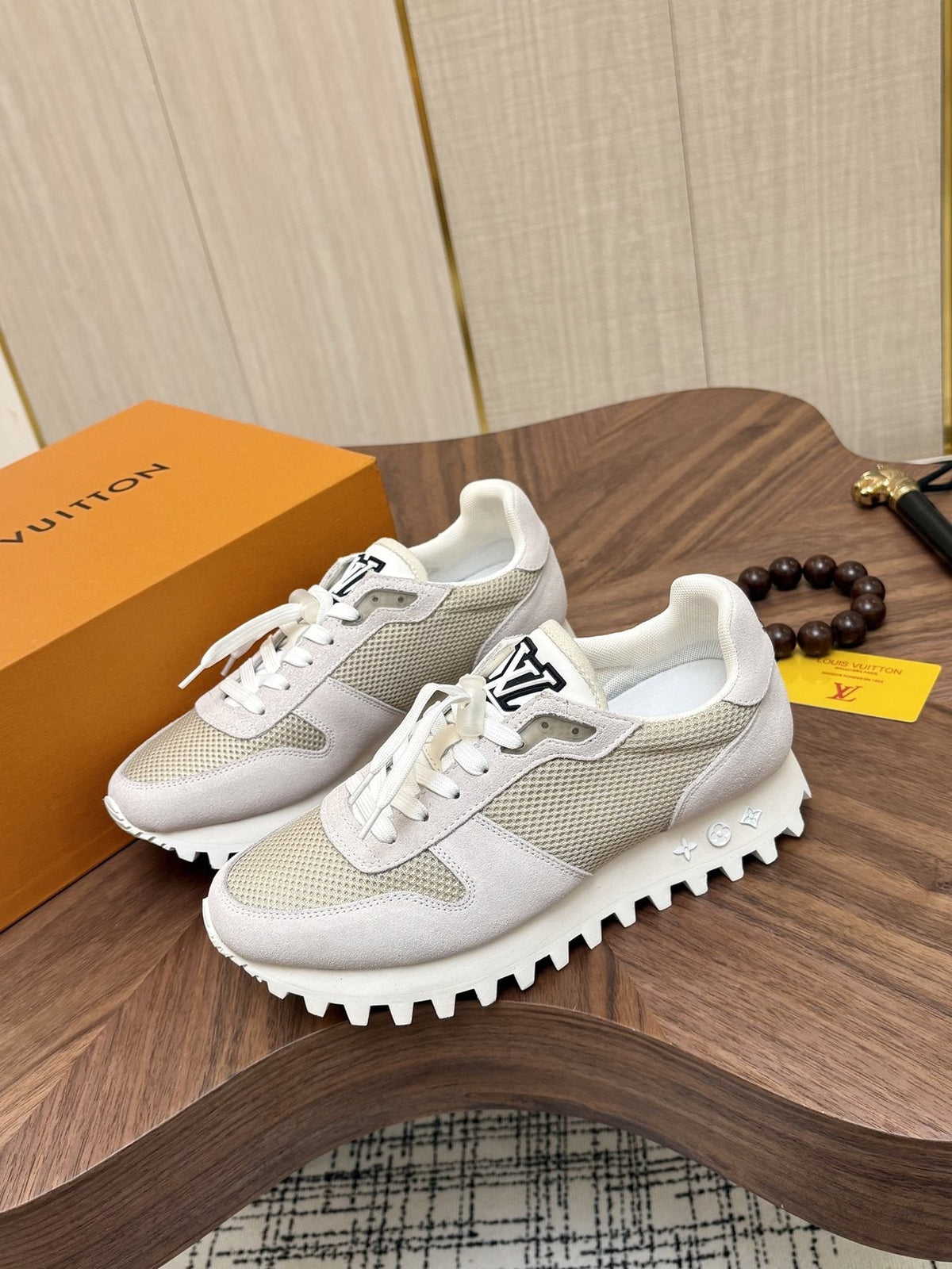 Louis Vuitton Color-Block Low-Top Sneakers — side