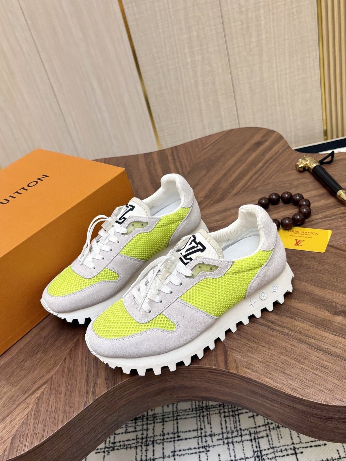 Louis Vuitton Color-Block Low-Top Sneakers — side