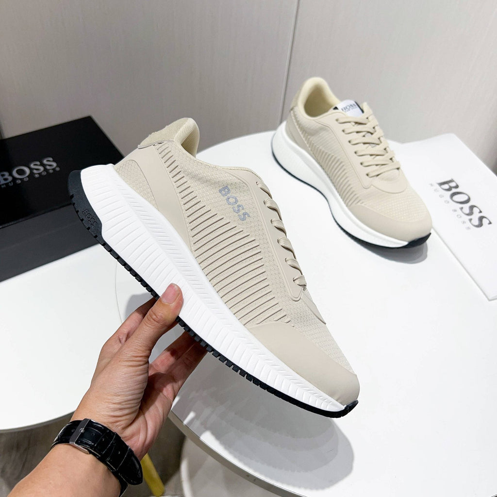 BOSS Knit Low-Top Sneakers — side